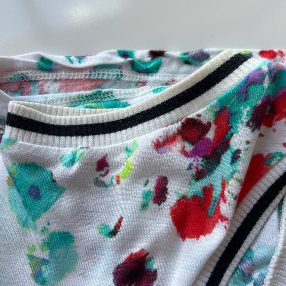 Juicy Couture Multicolor Splatter Print Racerback Tank Top 100% Rayon Womens XL - Picture 9 of 9